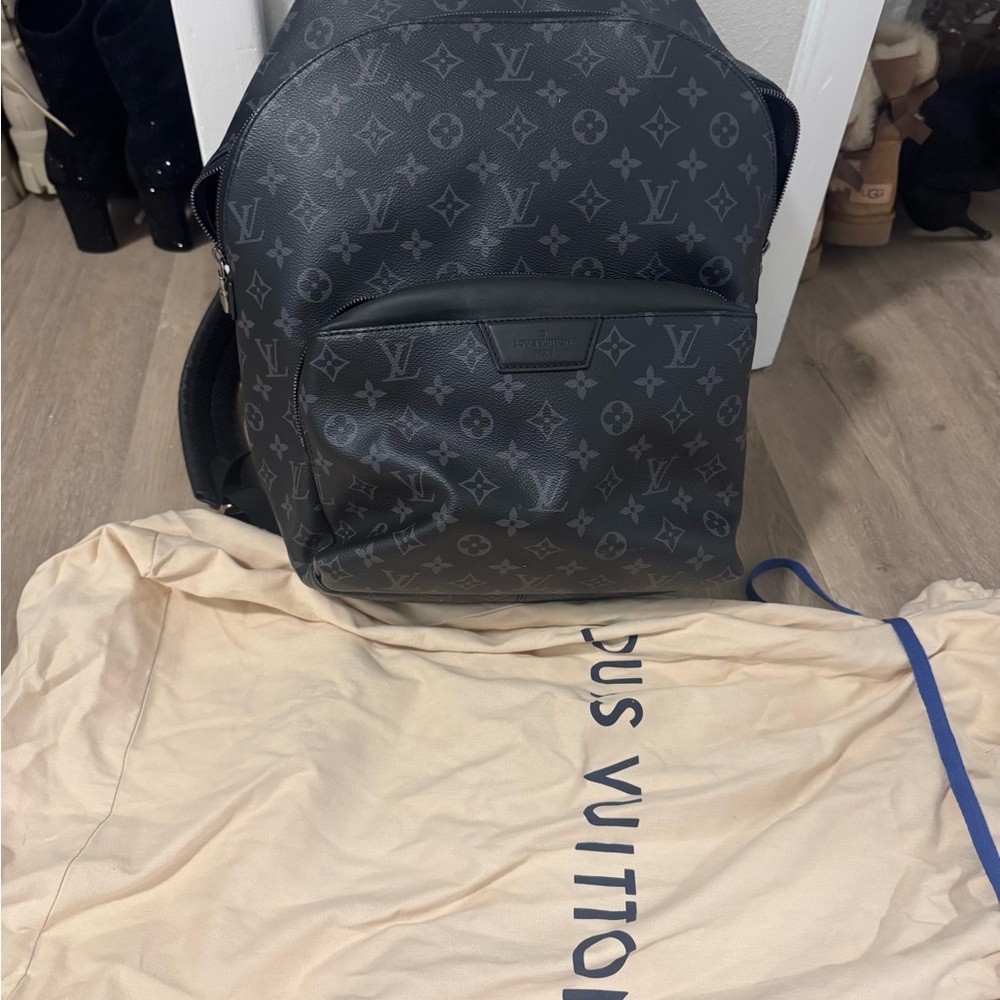 Louis Vuitton Black Monogram Men's Backpack